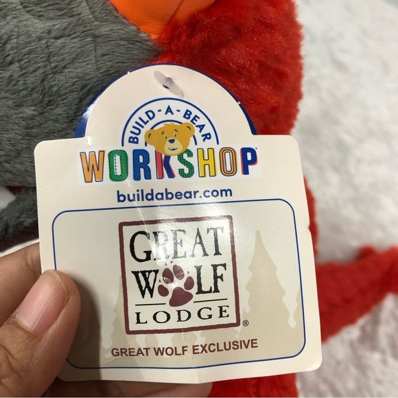 Build A Bear Great Wolf Lodge MagiQuest Charlock Red Dragon stuffed animal - Picture 10 of 14